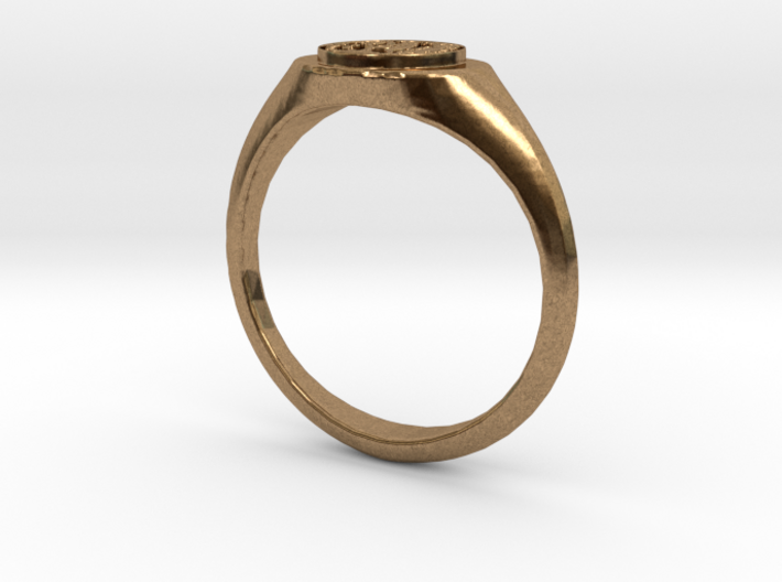 NTUA Female Ring 3d printed