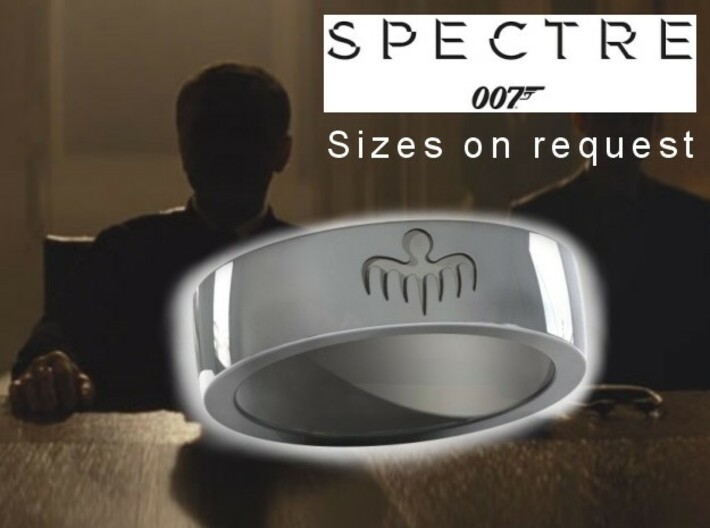 Spectre Ring - 007 3d printed 