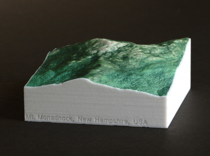 Mt. Monadnock, New Hampshire, 1:25000 Explorer 3d printed