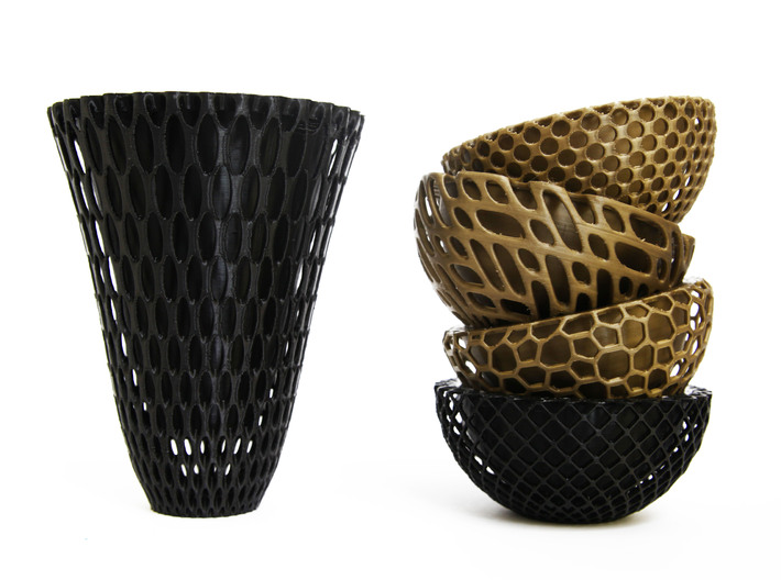Bowl Honeycomb  3d printed FDM Prints - Collection bowls