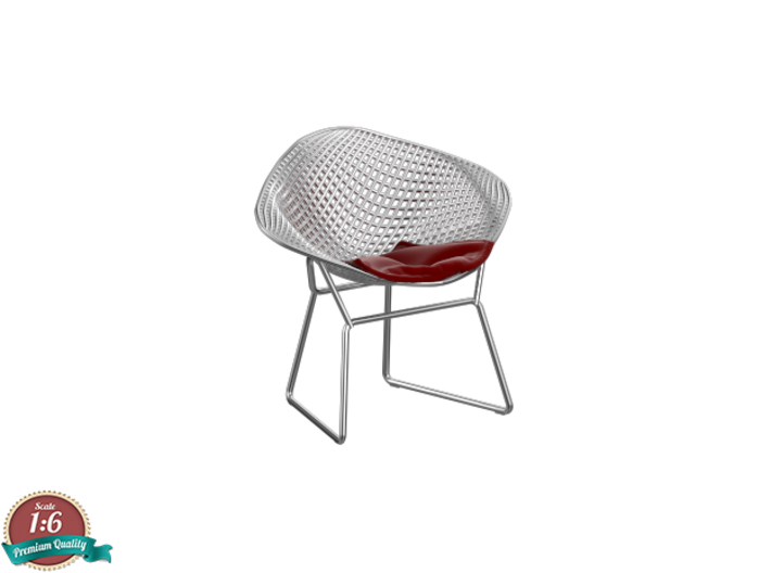 1:6 Miniature Diamond Chair - Harry Bertoia 3d printed 1:6 Miniature Diamond Chair - Harry Bertoia