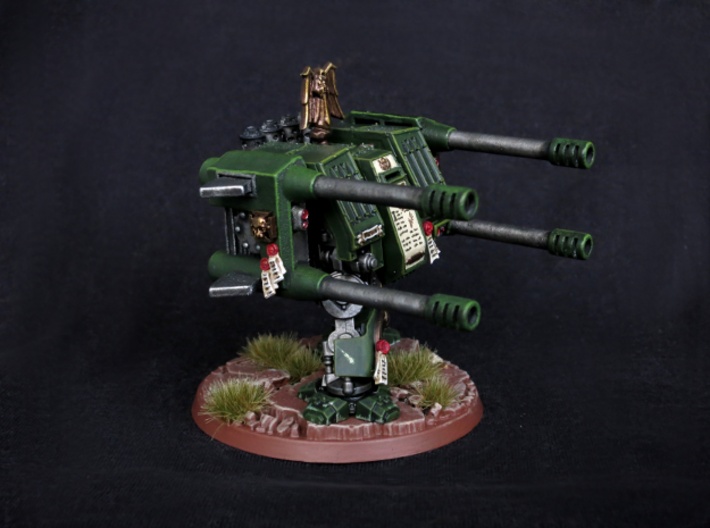 Autocannon Right and Left 3d printed Picture is of an older version, the sight between the barrels is a bit different in the current model