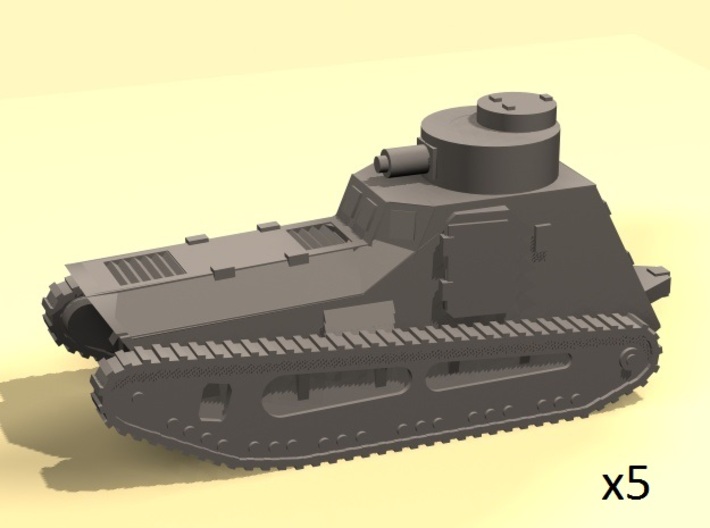 6mm LK-II light tank (MG armed) 3d printed