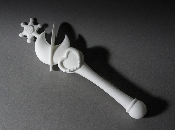 Neptune Planet Wand 3d printed 