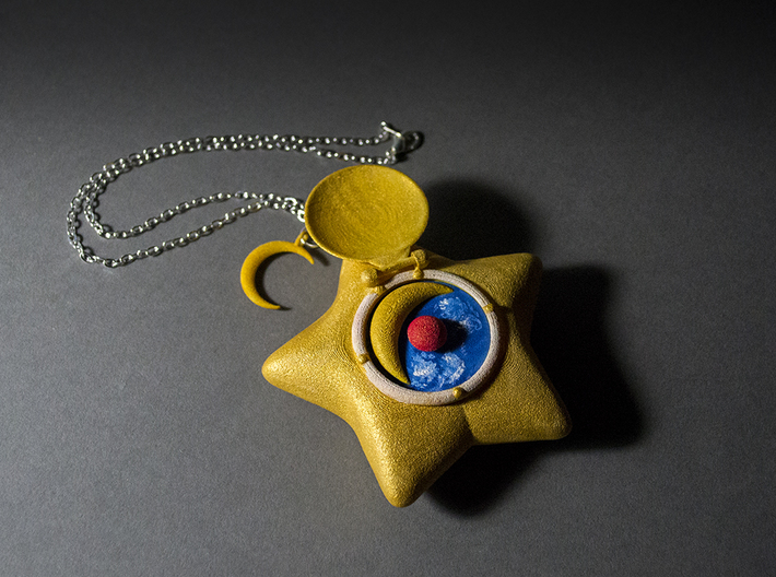 Star Locket 3d printed 