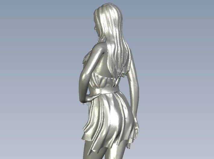 1/35 scale dressed beach girl posing figure A 3d printed 
