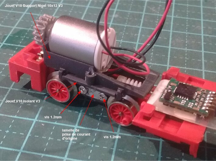 HOe - Jouef V10 Isolant V3 3d printed 