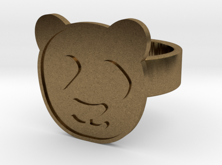 Panda Ring 3d printed