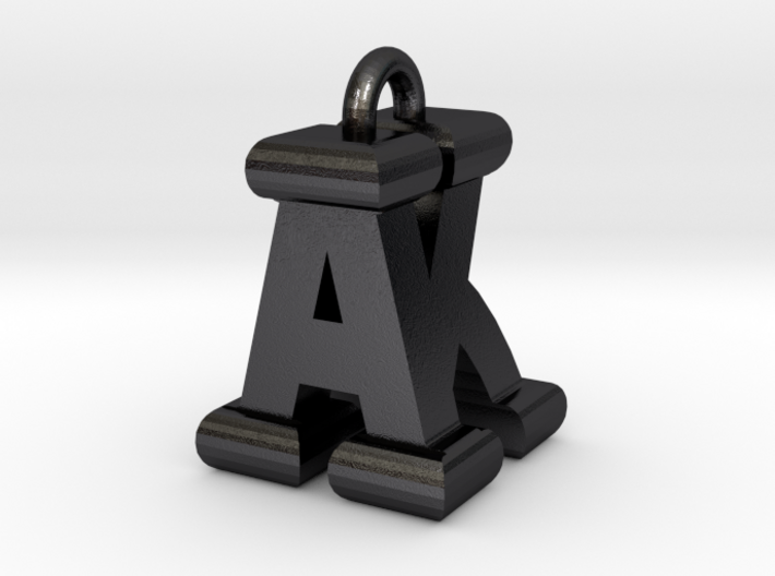 3D-Initial-AK 3d printed