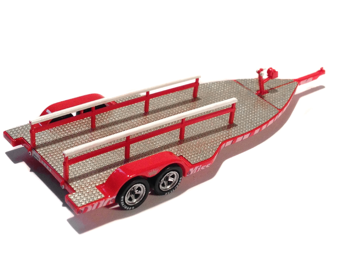 1/87 Formula-1 Speedboat Trailer 3d printed FUD with extra metal parts (sold separately)