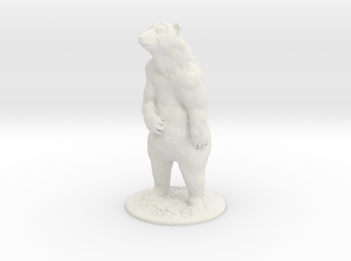 S Scale Grizzly Bear 3d printed This is a render not a picture