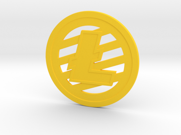 Litecoin (2.25 Inches) 3d printed