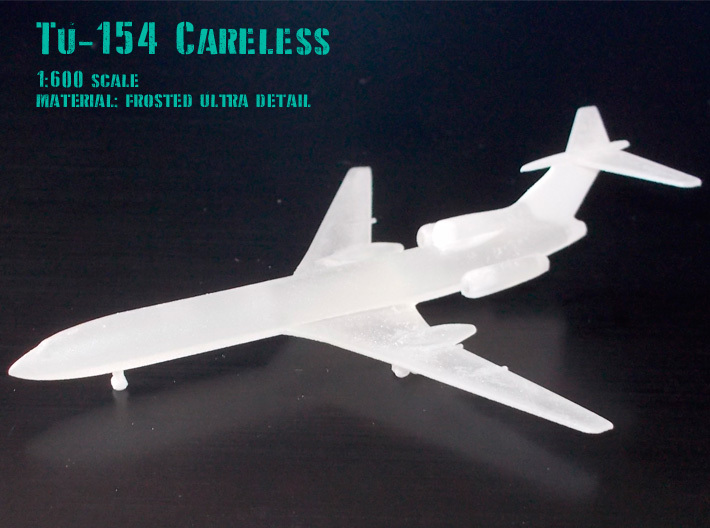 Tupolev Tu-154 Careless 3d printed 