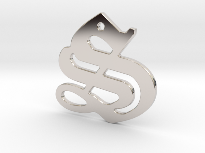 SISU (precious metal pendant) 3d printed