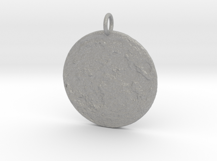 Moonscape Pendant 3d printed