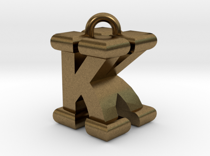 3D-Initial-KK 3d printed