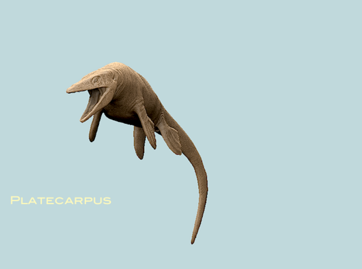 Mosasaur Platecarpus 1:12 scale v1 3d printed