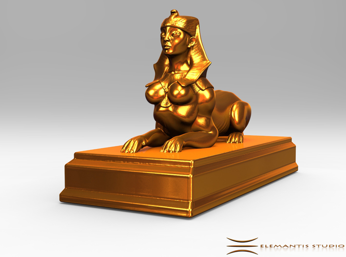 Sphinx Statue 10cm 3d printed 