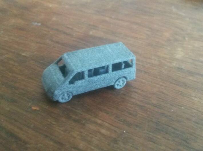 N Gauge Transit Mini Bus 3d printed 