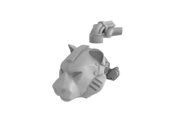 Iron Tiger Head 3d printed