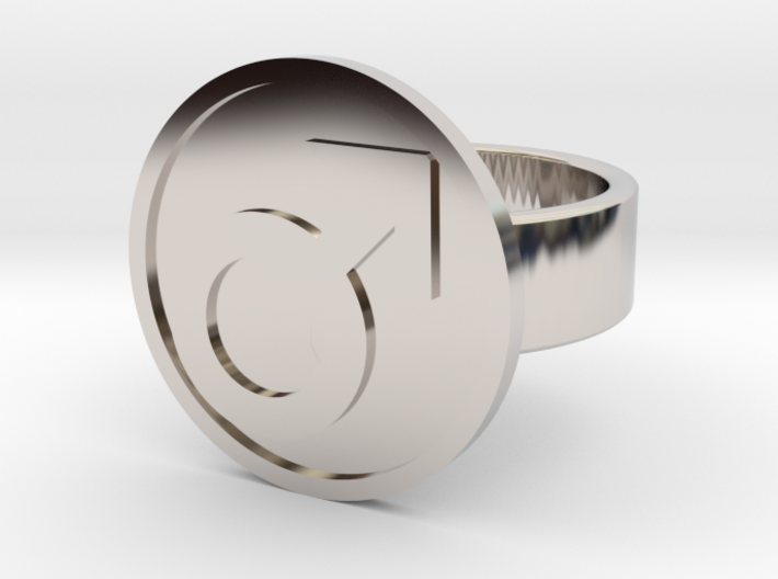 Male Ring 3d printed