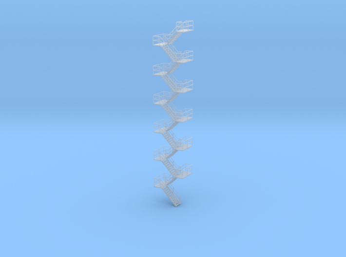 HO Staircase 253mm 3d printed
