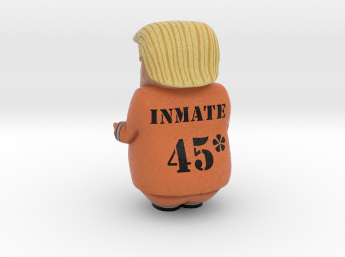Trump &quot;Inmate&quot; Caricature 3d printed