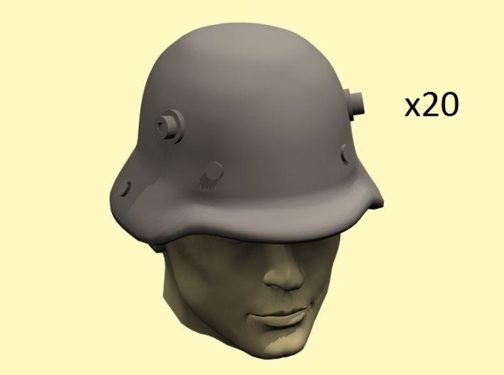 UNDER REVIEW 28mm WW1 German helmets 3d printed