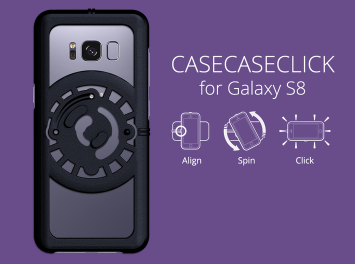 for Galaxy S8 : core : CASECASE CLICK 3d printed core