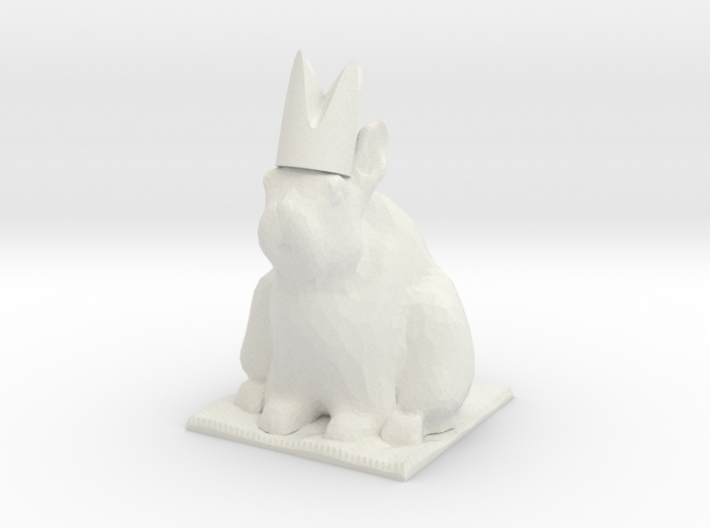Rabbit Bishop 3d printed This is a render not a picture