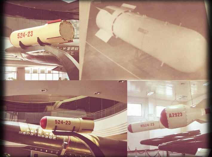 &quot;524-23&quot; Chinese Thermonuclear Bomb 3d printed