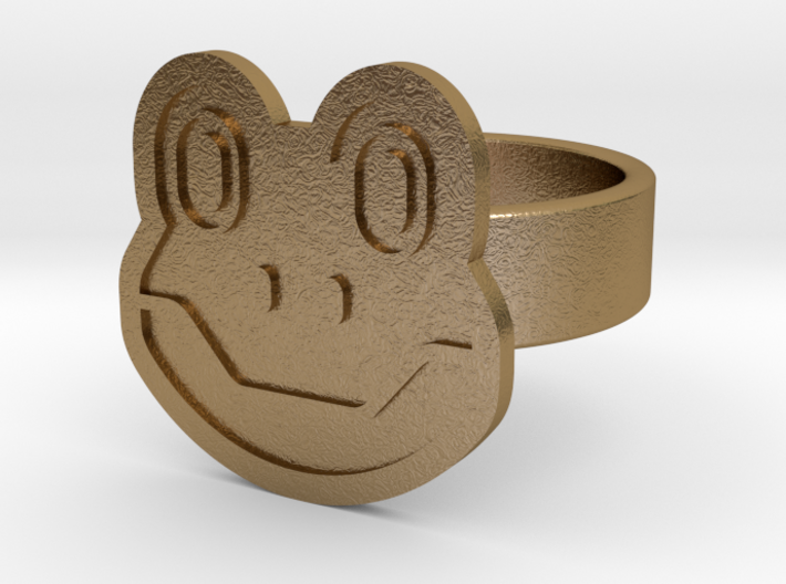 Frog Ring 3d printed