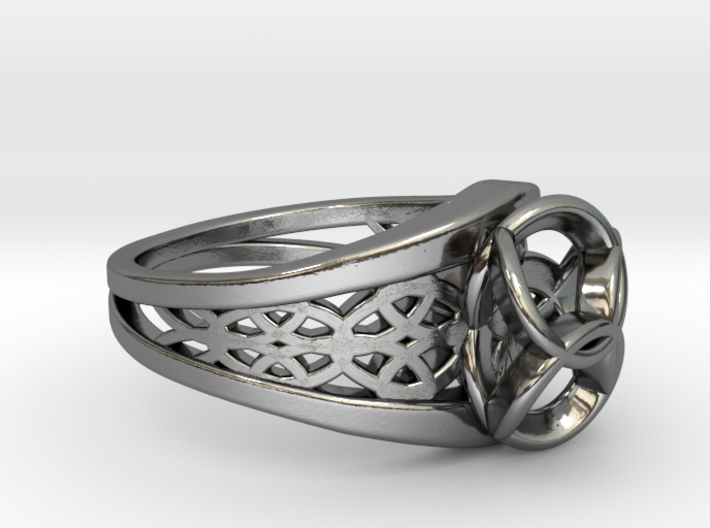 5-3 Enneper Curve Twin Ring 3d printed 5-3 Enneper Curve Twin Ring