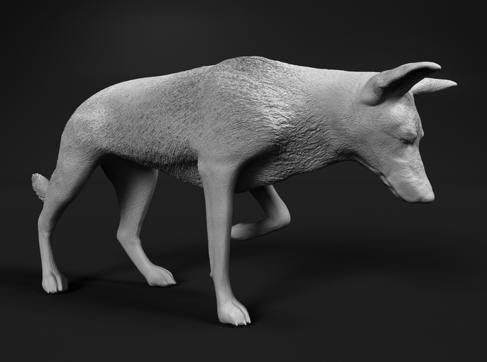 Saarloos Wolfdog 1:12 Female stalks small prey 3d printed