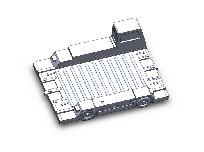 Pulsar7 Container Transport  3d printed 