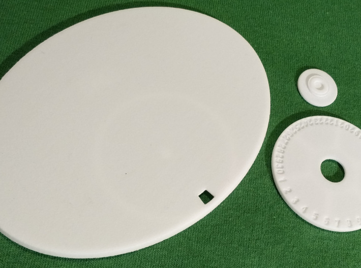 120mm by 92mm Oval Wound Tracking Base 3d printed