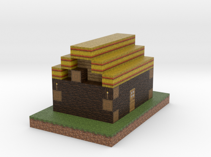 Minecraft Godes Pioner House 3d printed