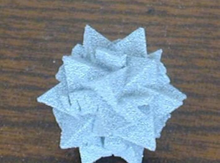 Compound of 5 Tetrahedra as d12 3d printed Printed in Alumide