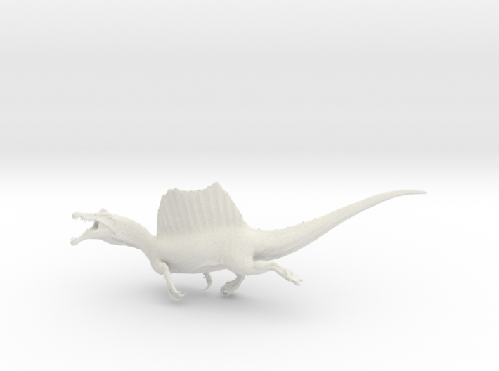 Spinosaurus : swimming (1:35 / spine: 41cm) 3d printed 