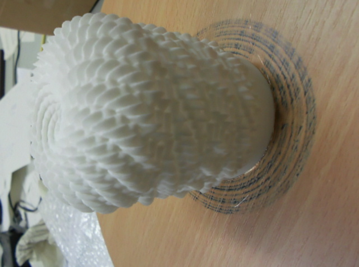 Counter-rotating arrows Bloom zoetrope 3d printed 