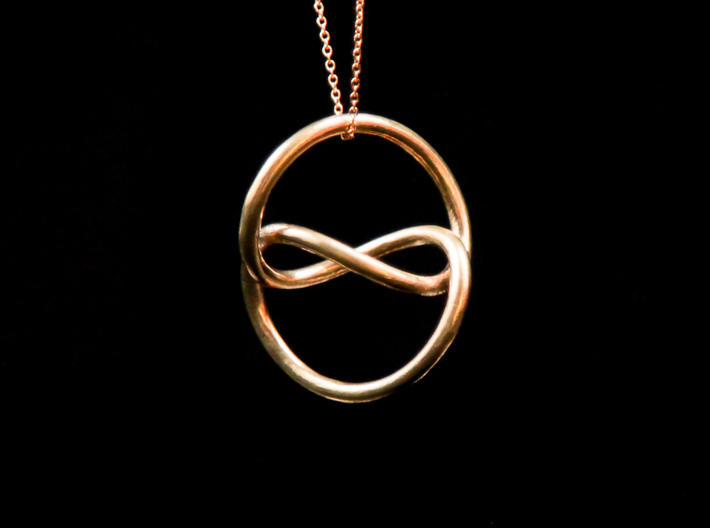 Infinity Knot Pendant 3d printed 