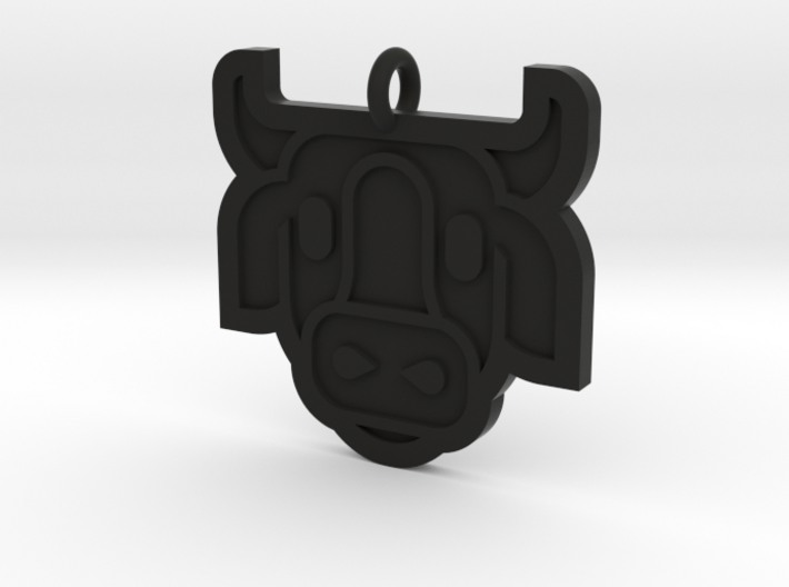 Cow Pendant 3d printed