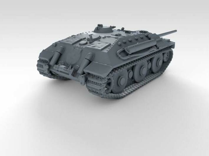 1/160 German E-25 Entwicklung Tank Destroyer 3d printed 3d render showing product detail