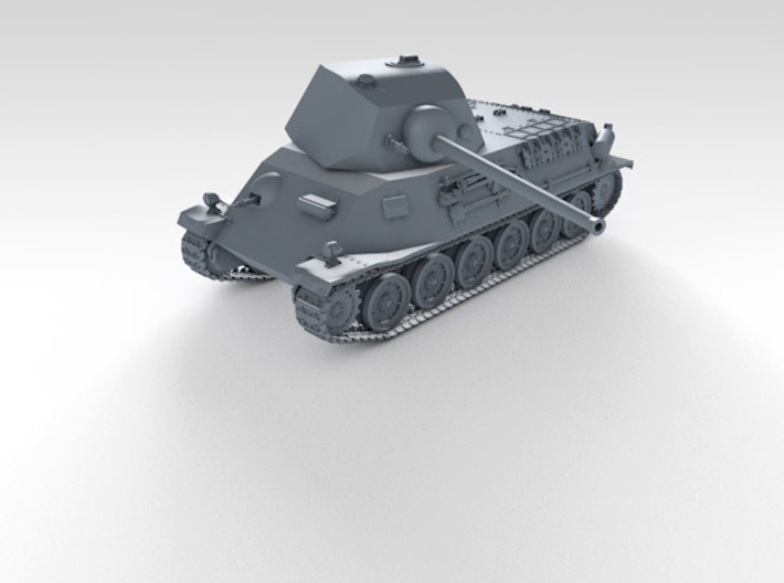 1/160 German Pz.Kpfw. T25 Medium Tank 3d printed 3d render showing product detail