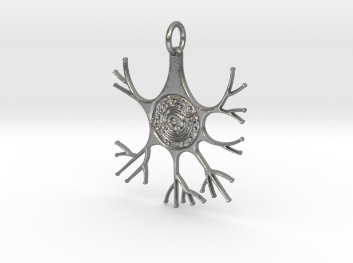 Neuron Pendant 3d printed