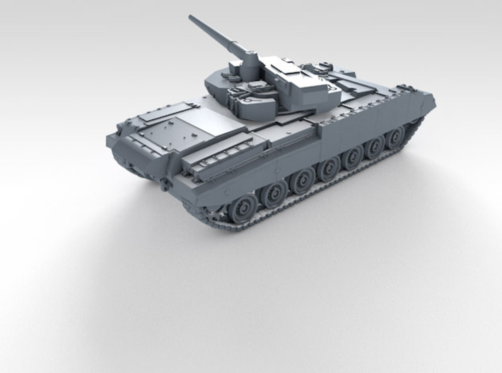 1/144 Russian Object 477 Molot AFV Prototype 3d printed 3d render showing product detail