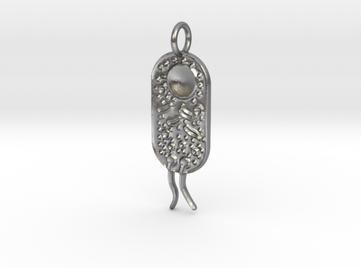 Bacterial Cell Pendant 3d printed