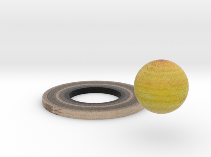 Saturn and Ring 3d printed