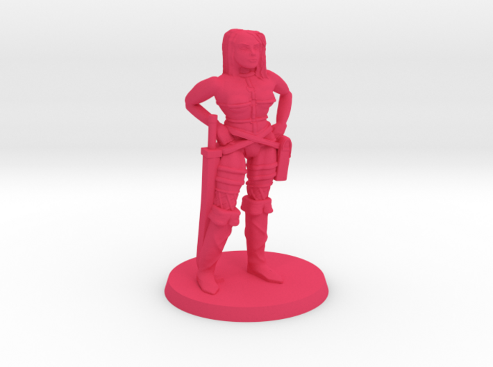 Thicker Pirate Lass 3d printed