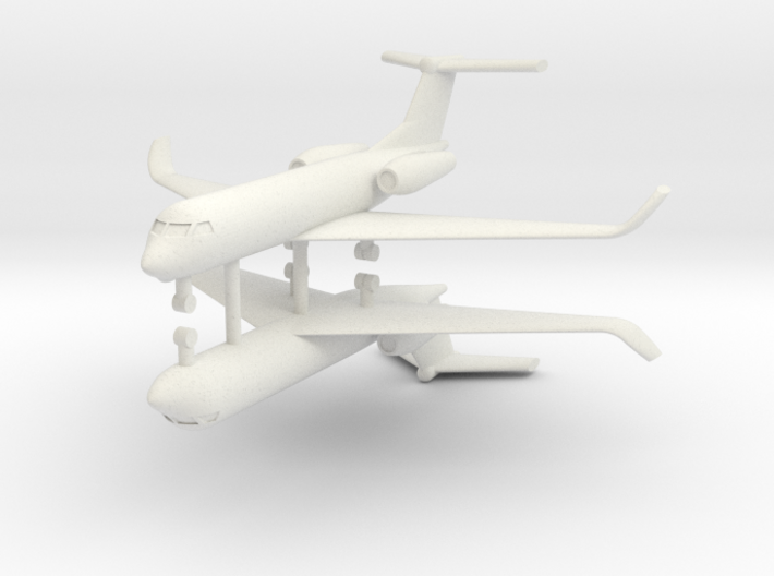 1/285 Low Detail G550 Gulfstream (x2) 3d printed